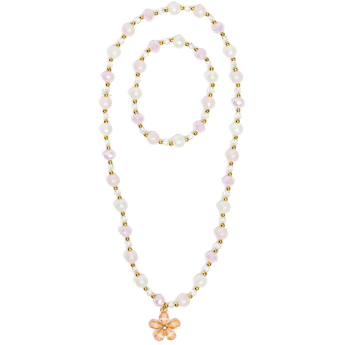 Pink costume top necklace