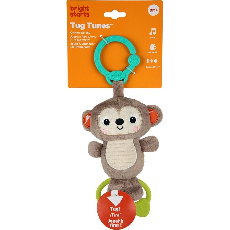 BABY BRIGHT STARTS TUG TUNES MONKEY The Realm of Toys the Nerd